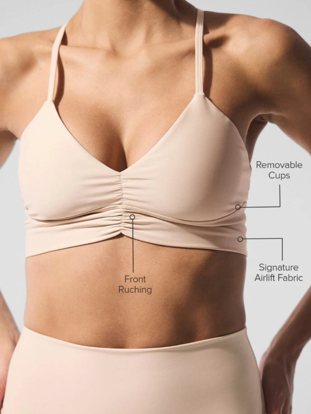 Alo Airlift Divine Bra | Color Macadamia | Size: Small